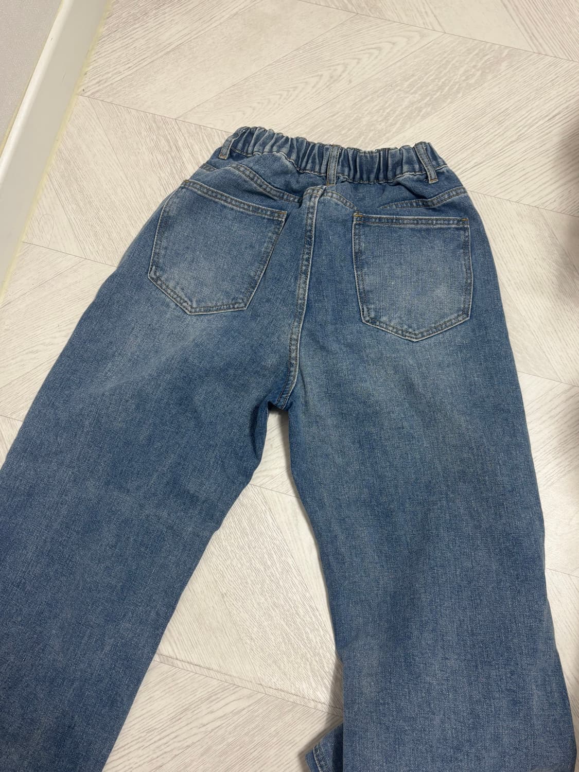 남자 와이드팬츠 중청 데님 상품이미지2