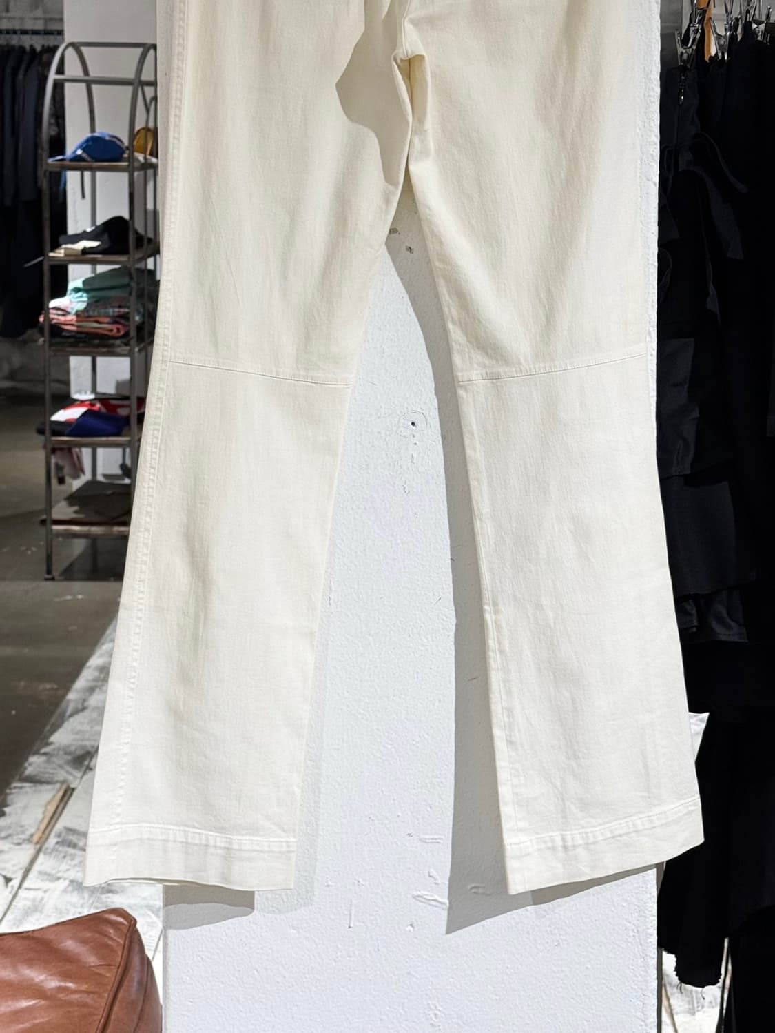 프라다 스포츠 화이트 패널 코튼 팬츠 상품이미지6