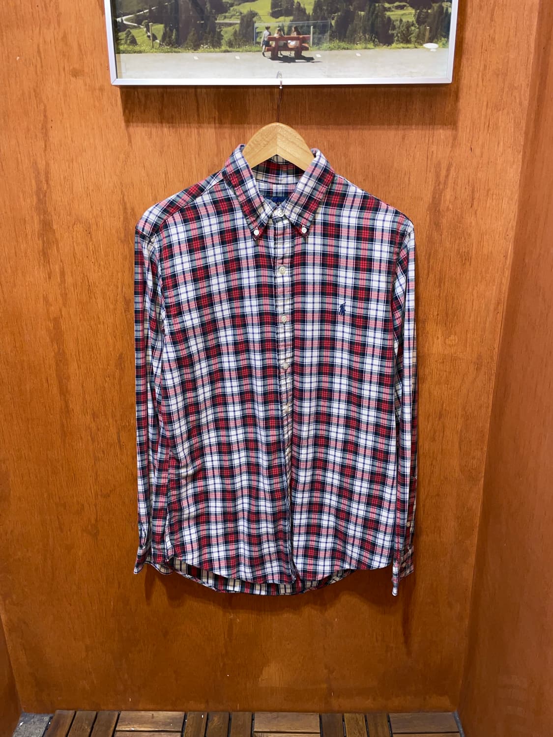 (M) POLO 폴로 랄프로렌 체크 셔츠 커스텀핏 상품이미지3