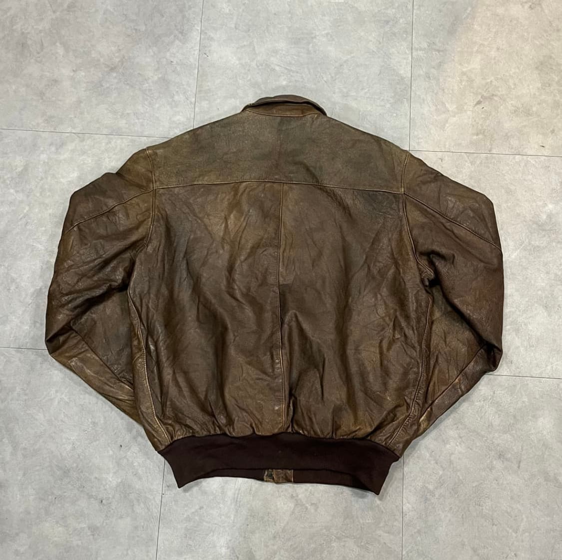 80s 엘엘빈 고트스킨 A-2 자켓 (105) 상품이미지2