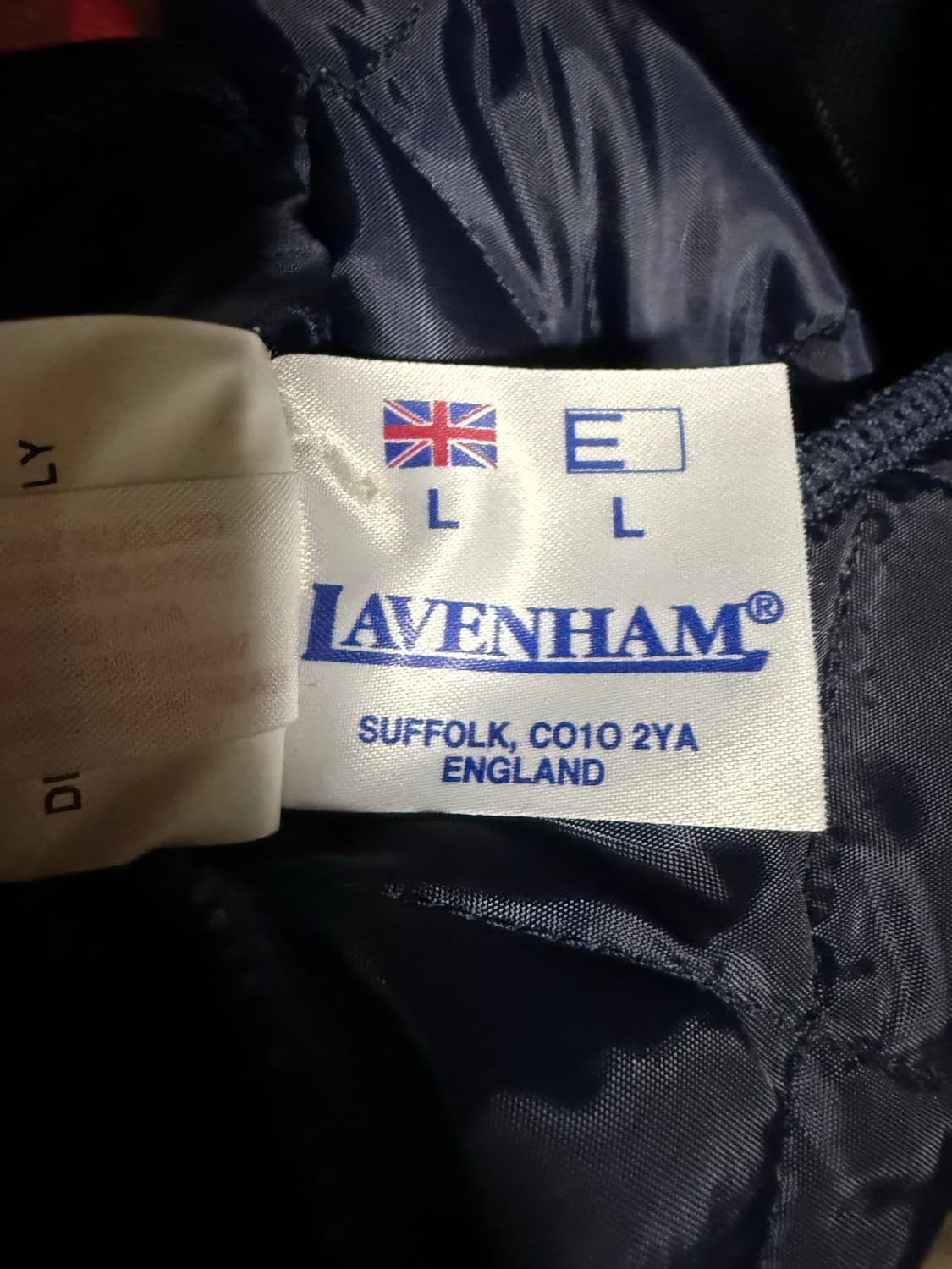 라벤헴 스트라이프 울 퀼팅 자켓 네이비 (lavenham) 상품이미지9