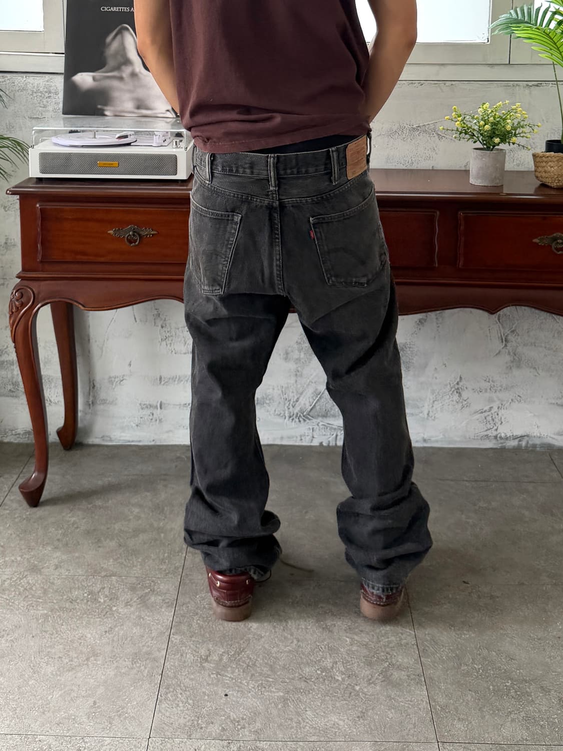 리바이스 505 레귤러 스트레이트 블랙 상품이미지2