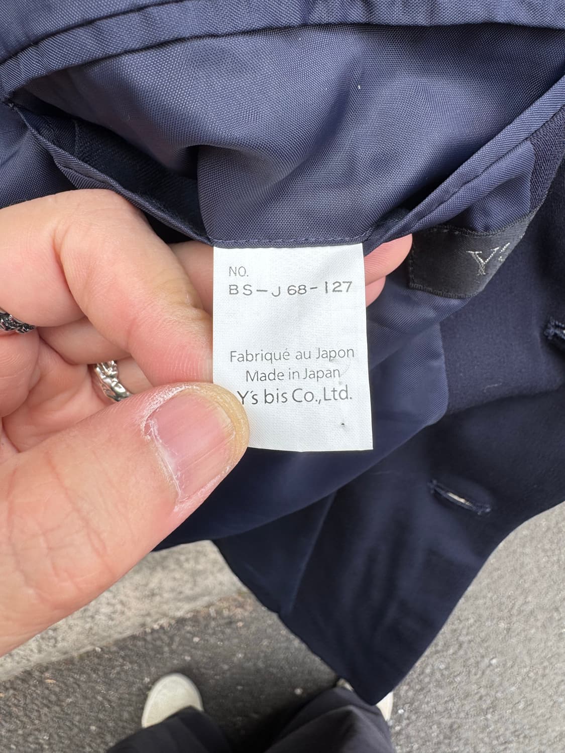 Y's bis by 요지야마모토 3B 블레이저 자켓 상품이미지5