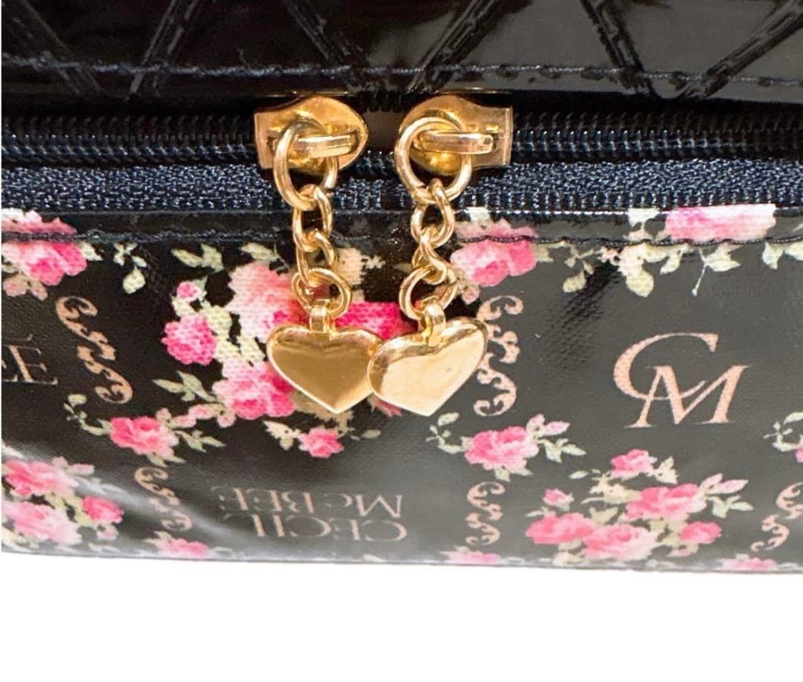 (새상품)세실맥비 플라워 패턴 파우치 블랙 고전 상품이미지6