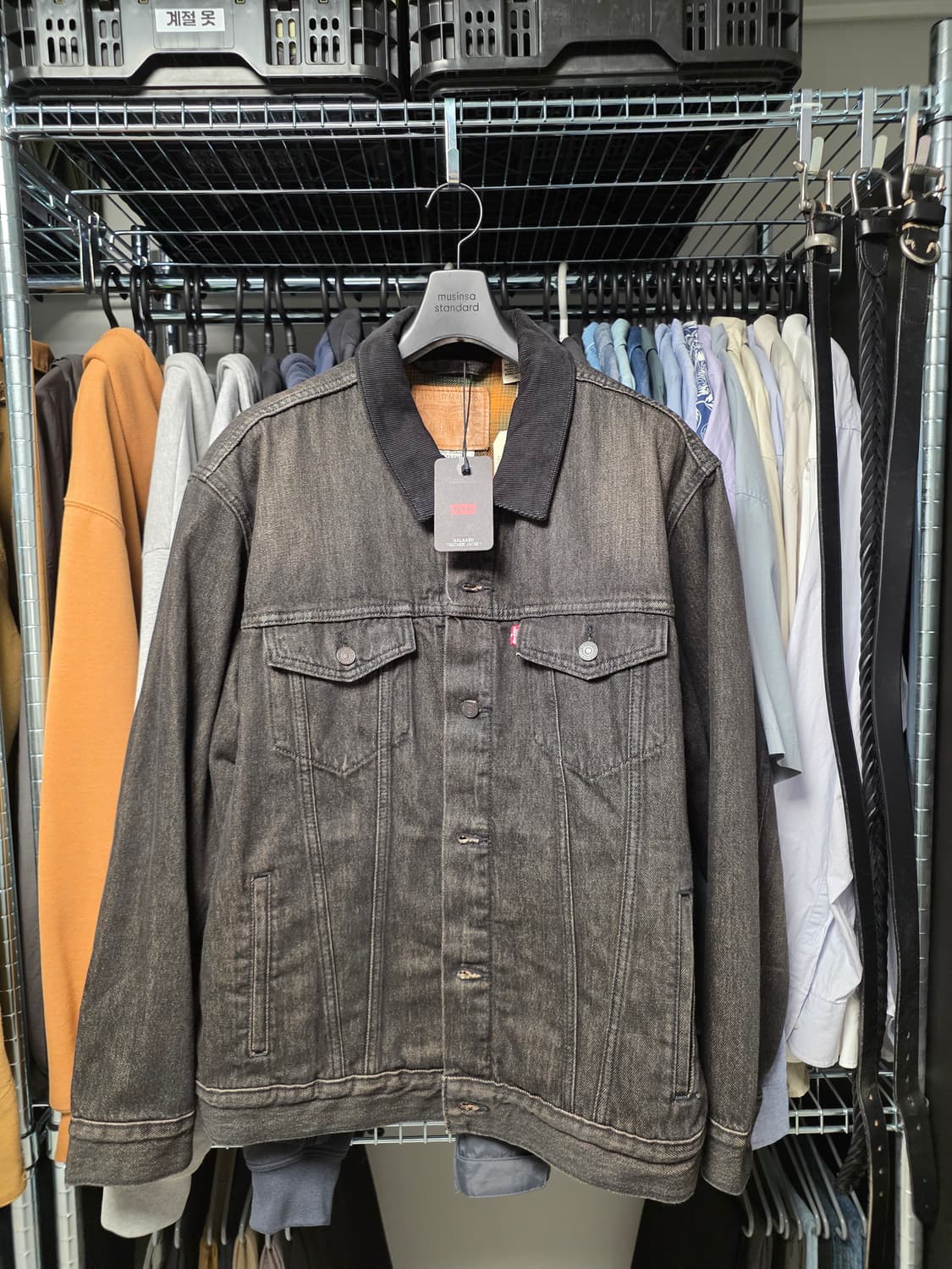 리바이스 릴렉스드 데님 트러커 자켓 새상품 상품이미지1