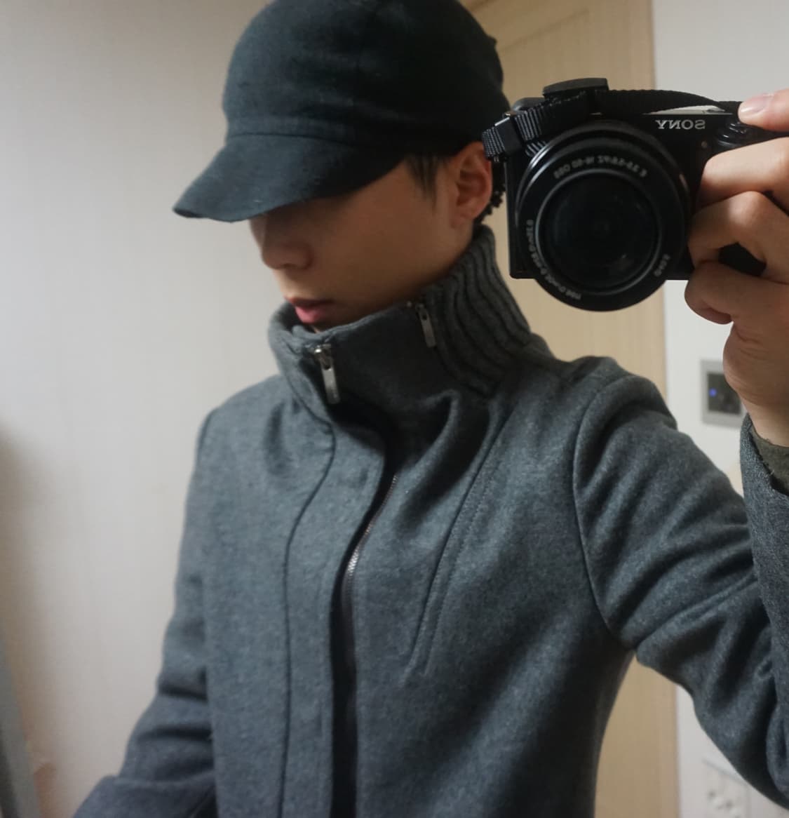 (95) 우영미 하이넥 코트 상품이미지1