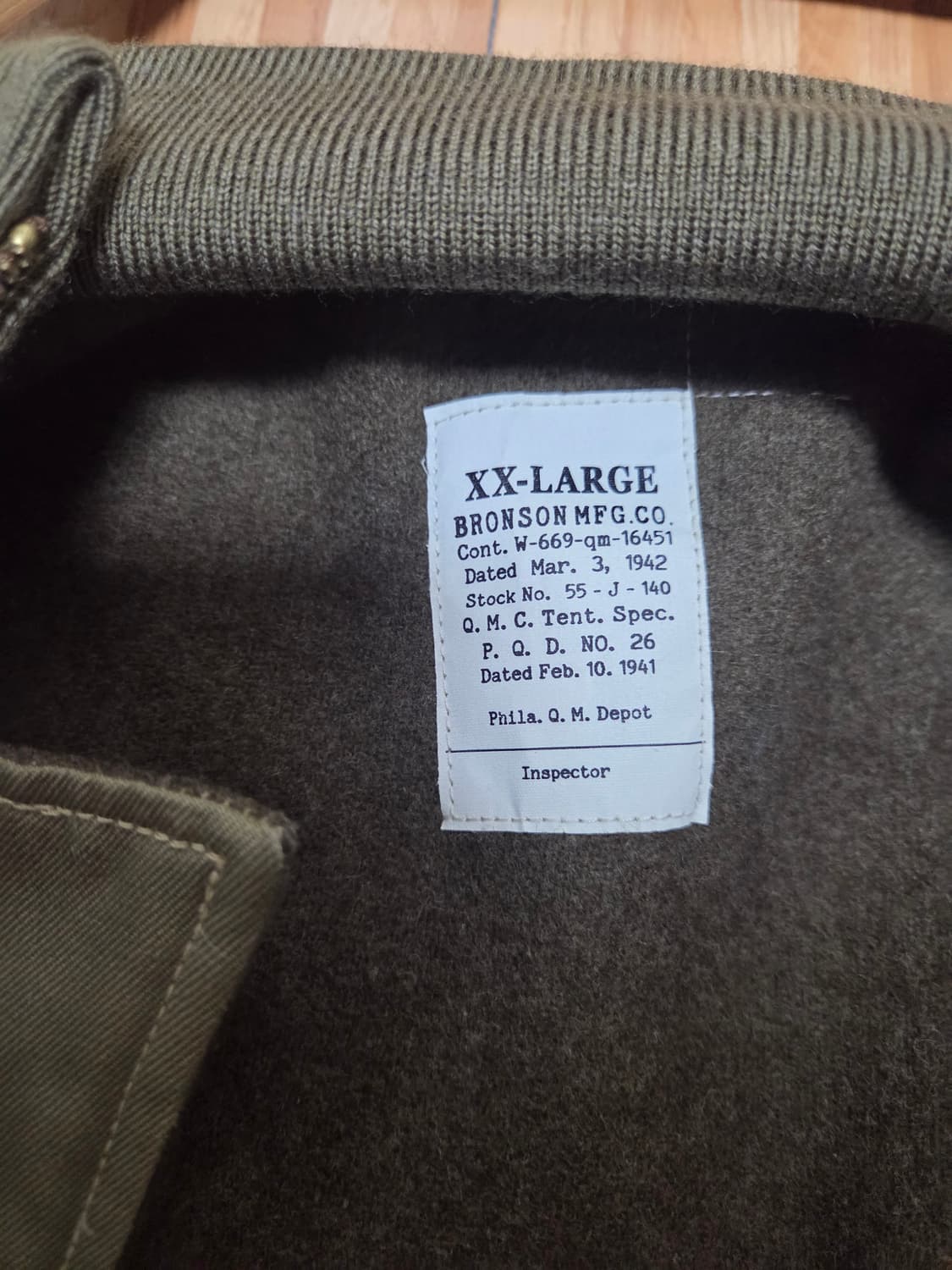 브론슨 탱커자켓 xxl 상품이미지4