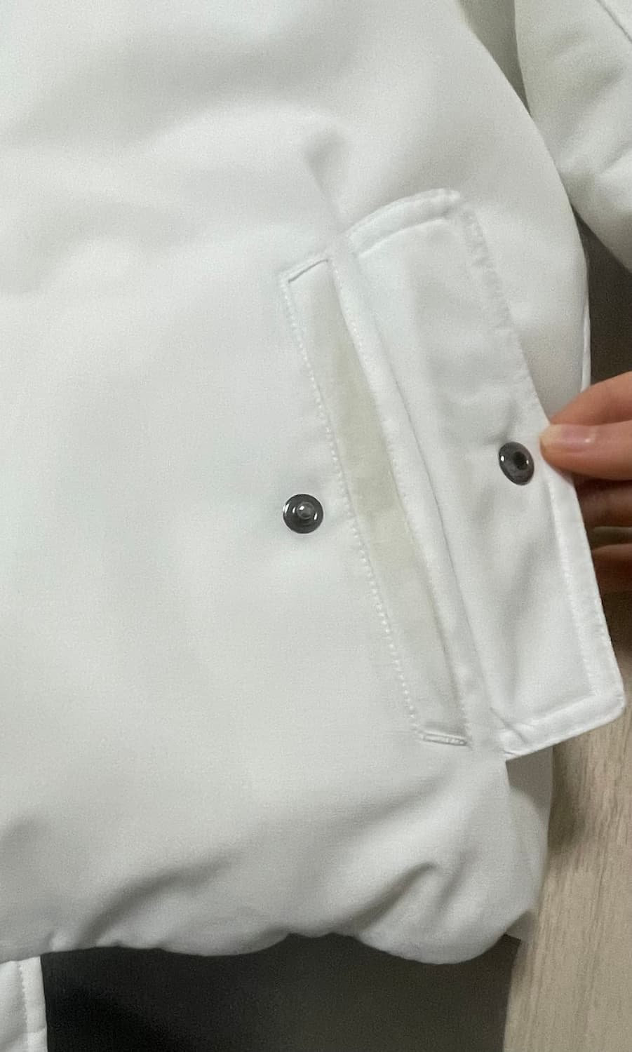 디스커버리 패딩 95 아이보리 상품이미지4