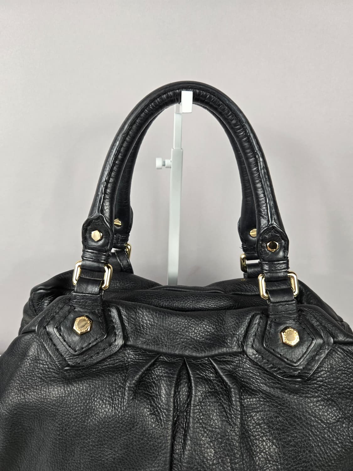 마크제이콥스 클래식 큐 그루비 라지 가죽 토트백 가방 정품 블랙 그루비백 상품이미지6