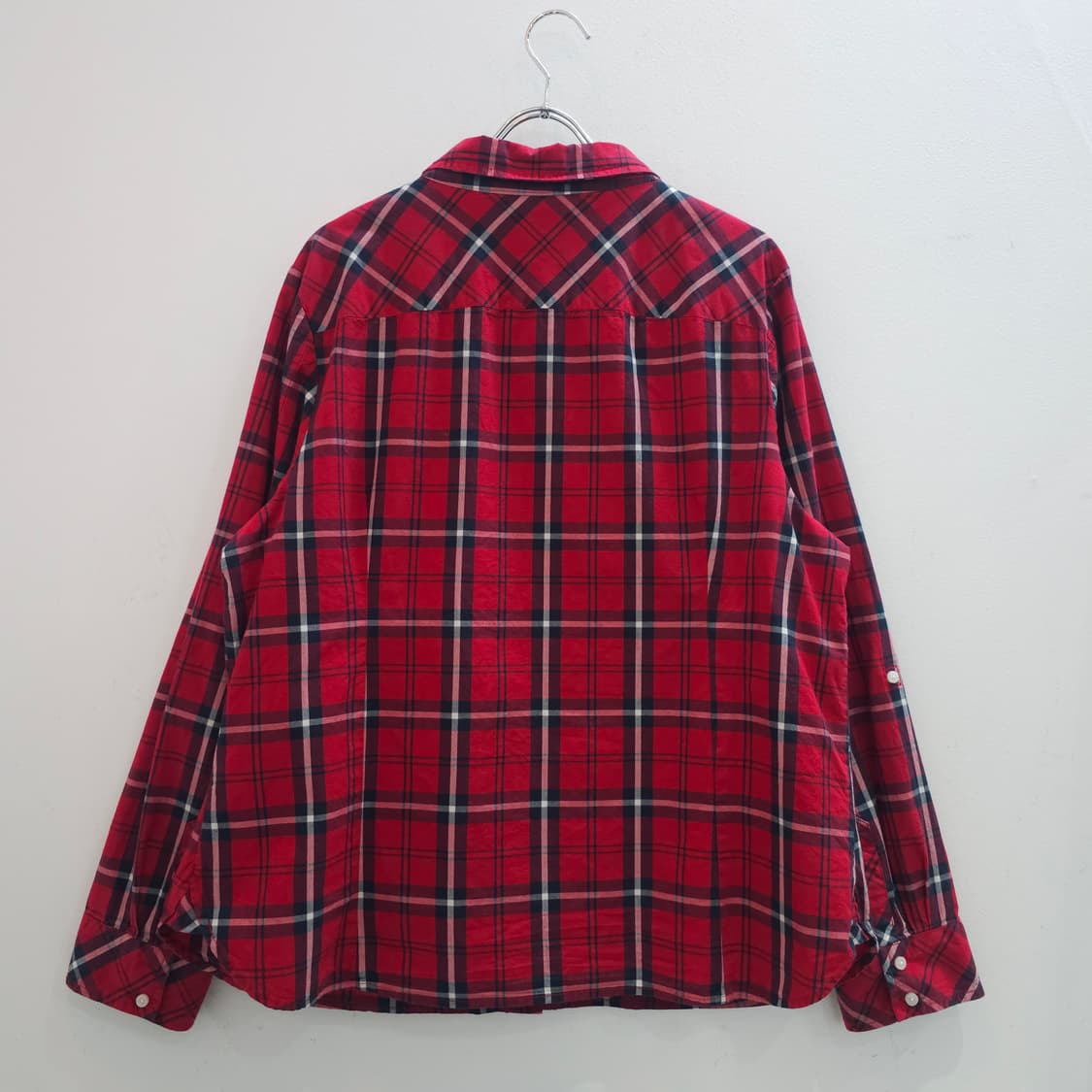 타미힐피커 레드 체크 셔츠 상품이미지8