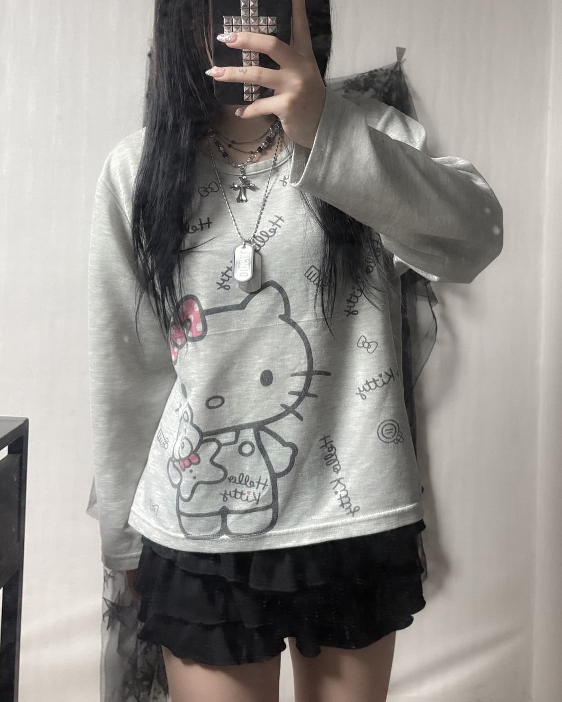 헬로키티 프린팅 롱슬리브  상품이미지2