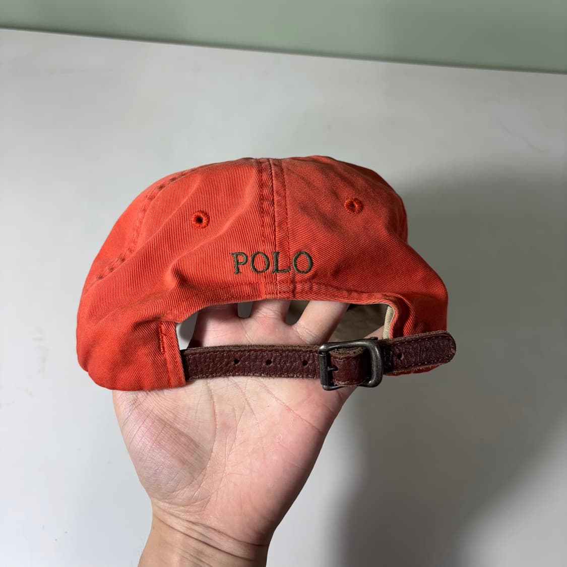 OS 폴로 랄프로렌 오렌지 포니 볼캡 상품이미지3