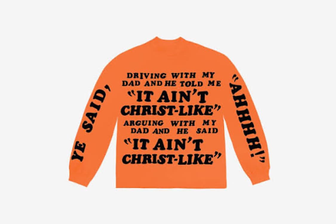 [L] 칸예 jesus is king cpfm 긴팔 상품이미지1