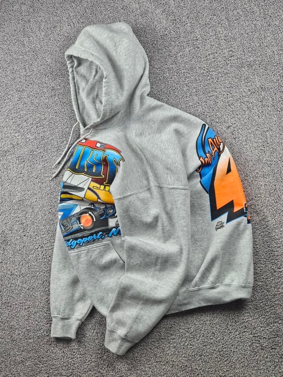 GILDAN 레이싱 프린팅 스웻 후드 티셔츠 ( L ) / 10683 상품이미지3