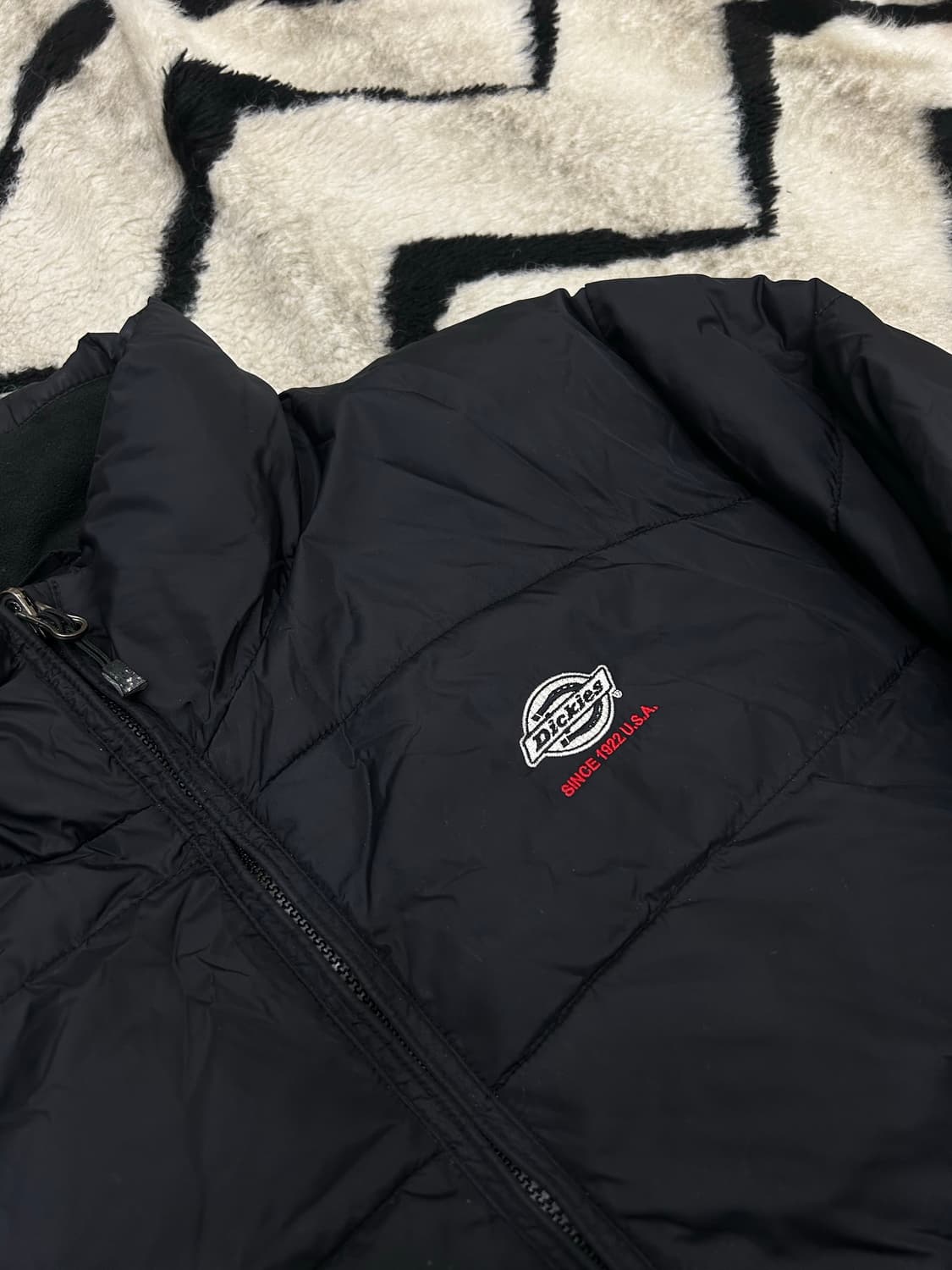 [L]디키즈 경량 패딩 자켓/블랙 상품이미지1