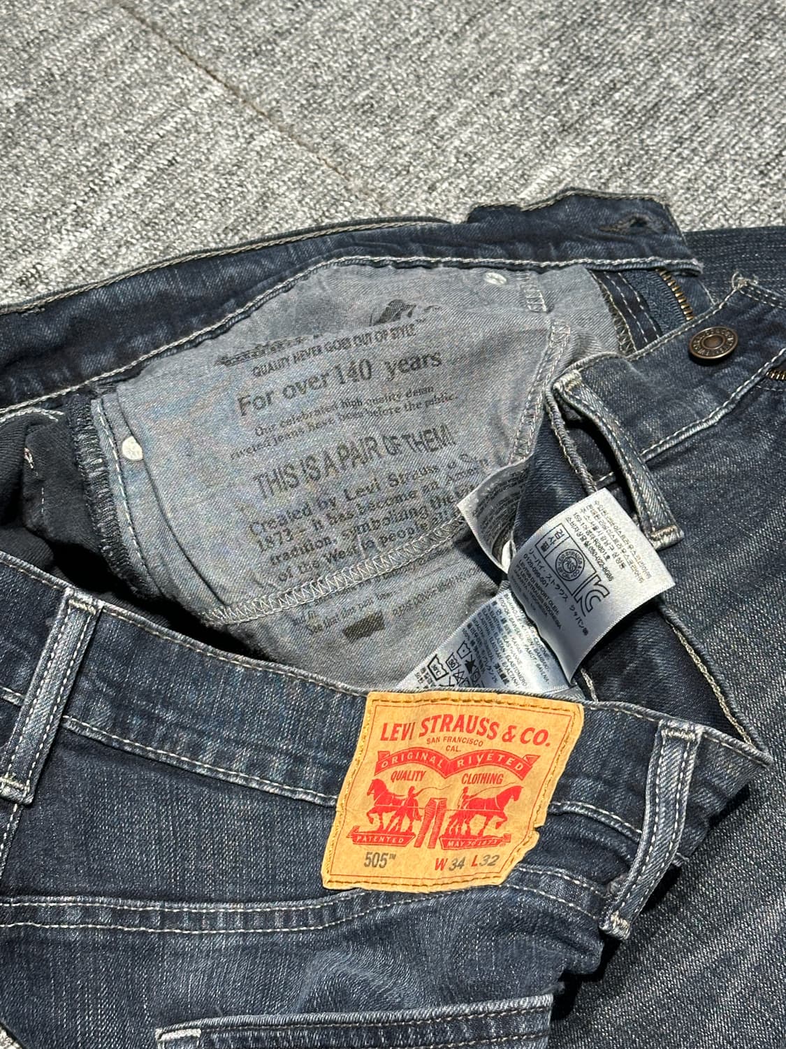 Levi’s 505 W34 L32 상품이미지3