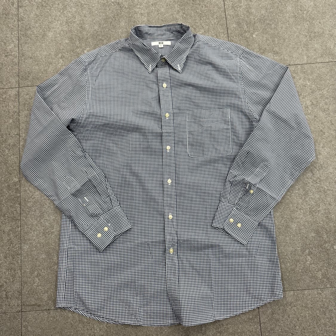 새상품급 유니클로 블루셔츠 상품이미지3