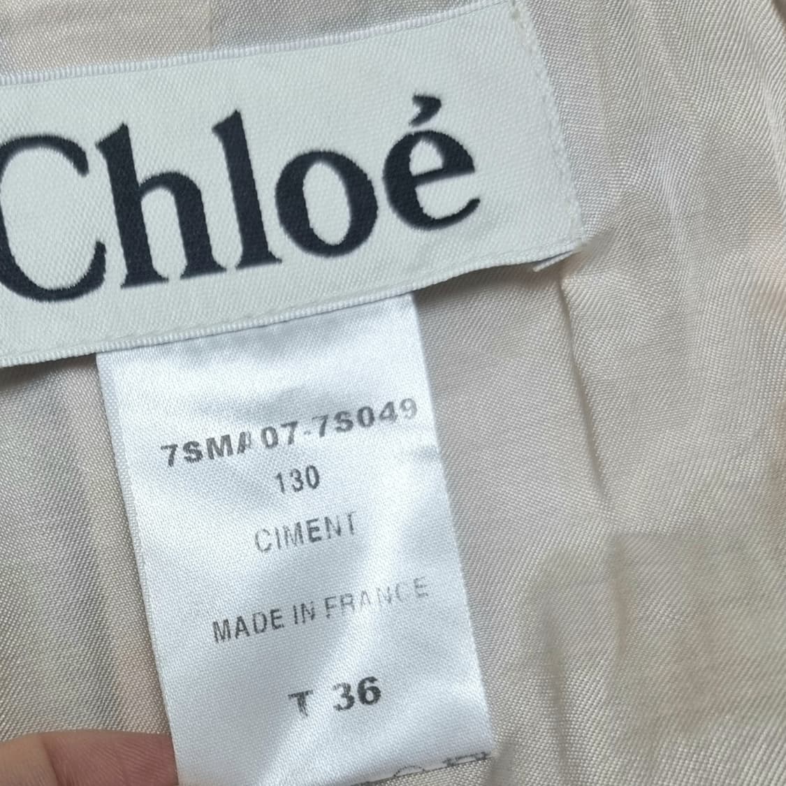 끌로에 숏트렌치 코트 (4455) made in France (드라이완) 상품이미지5