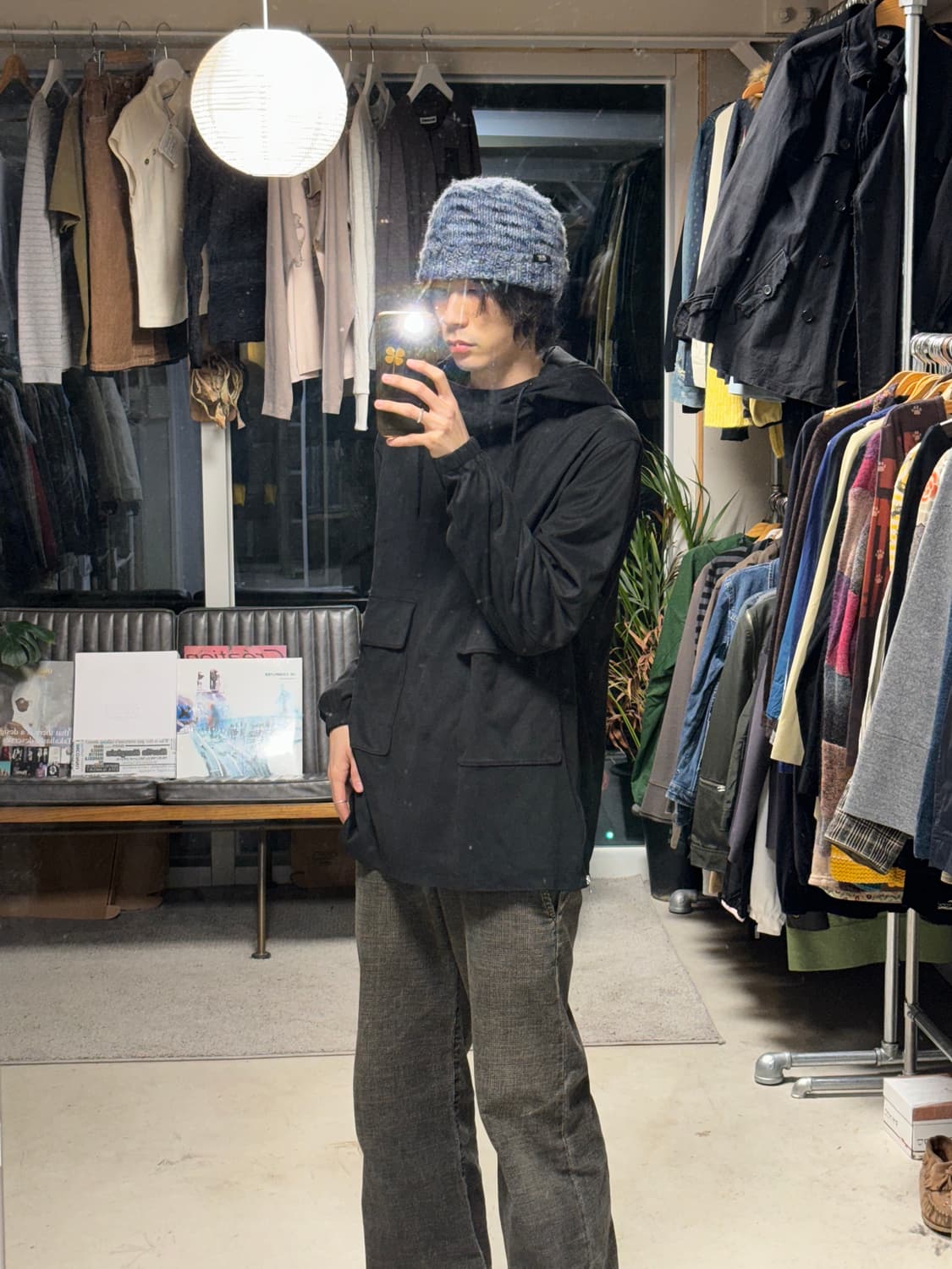 질스튜어트 합성피혁 밀리터리 아노락 상품이미지4