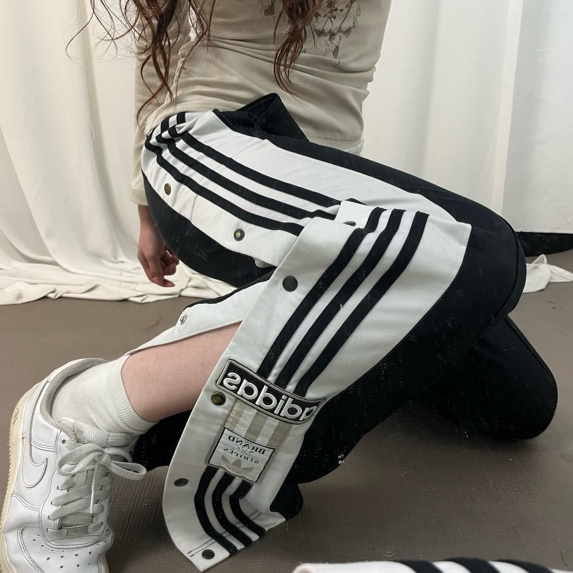 Adidas Black Break Pants 상품이미지3