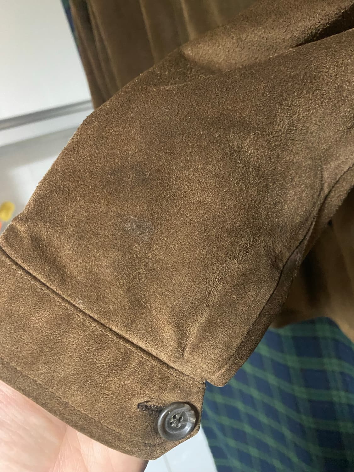 옷정리중. 폴로 스웨이드 어드저스트 자켓 급처 상품이미지8