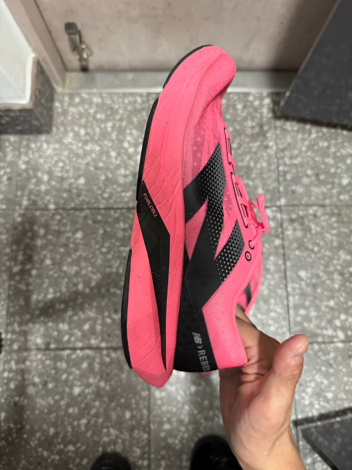 뉴발란스 퓨어셀 레벨 v4 울트라 핑크 D 스텐다드 상품이미지4