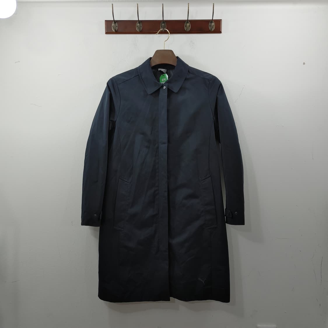 M 푸마 여성 네이비 간절기 미디 맥코트 집업 자켓 상품이미지1