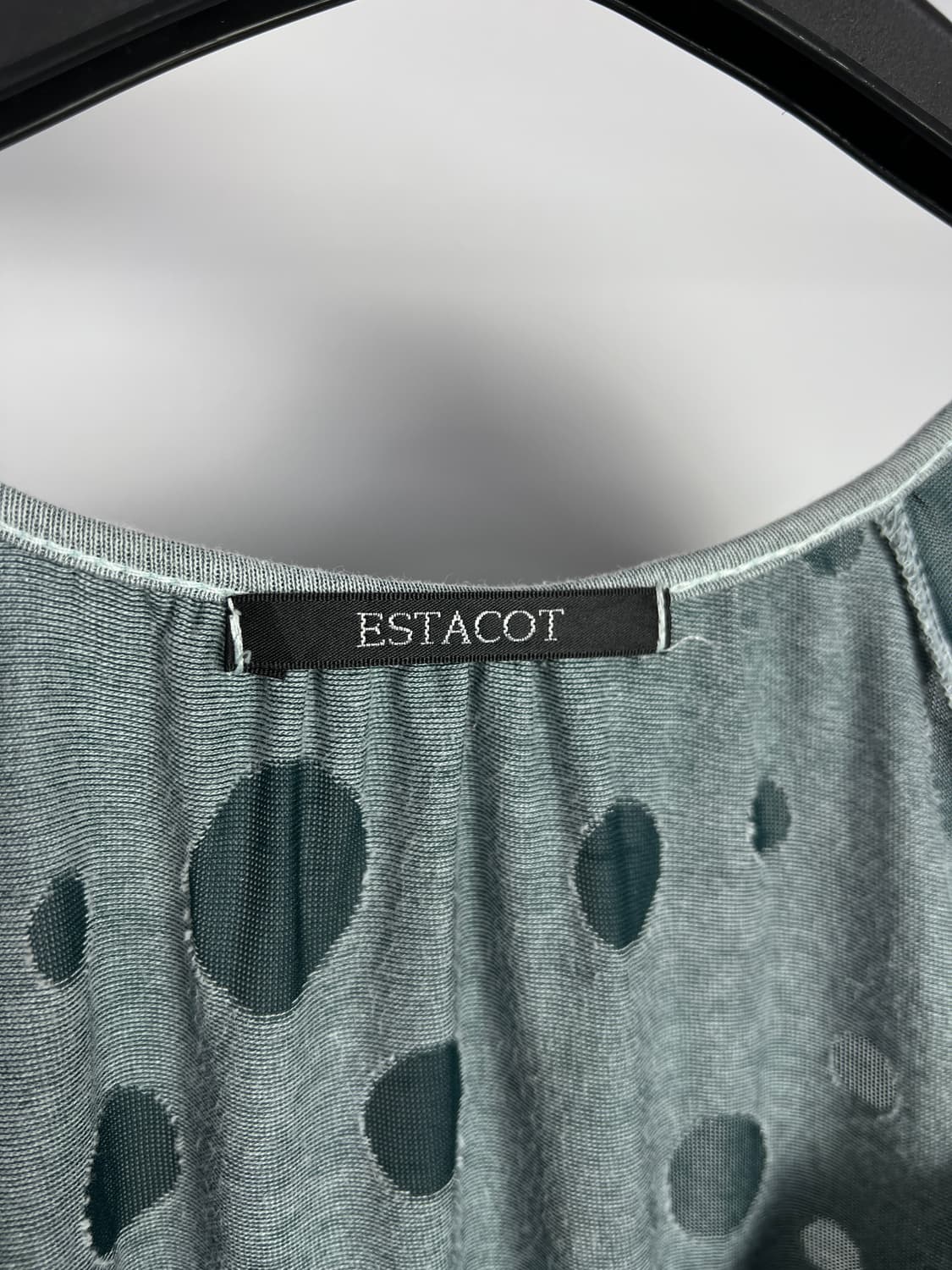 ESTACOT 도트 반팔 가디건  상품이미지3