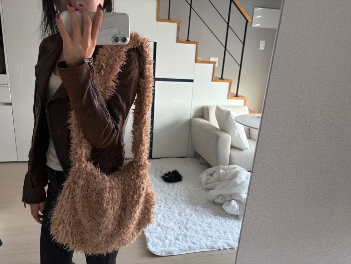 퍼 가방 / 브라운 / 빈티지 상품이미지2