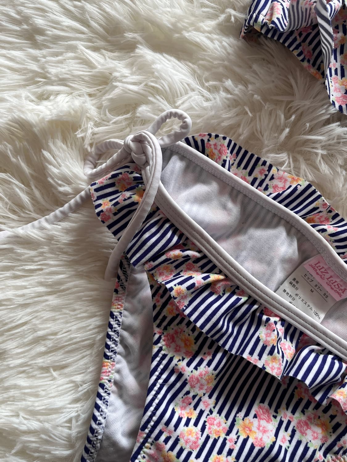 (초희귀) 리즈리사 쓰리피스 수영복 세트 프릴 롬퍼 비키니 스윔수트 상품이미지8