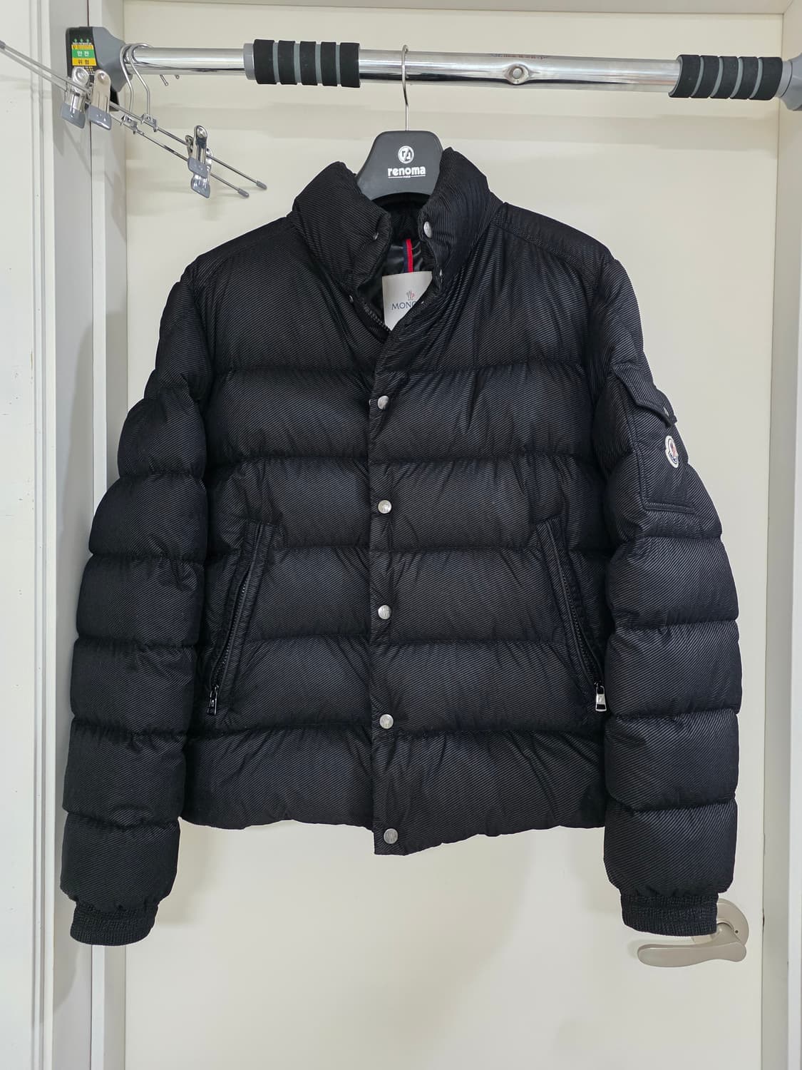 새상품급 몽클레어 코듀로이 체크패턴 패딩 LULE 급처 상품이미지1