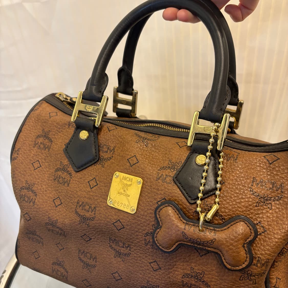 정품 MCM 비세토스 보스톤 토트백     상품이미지2