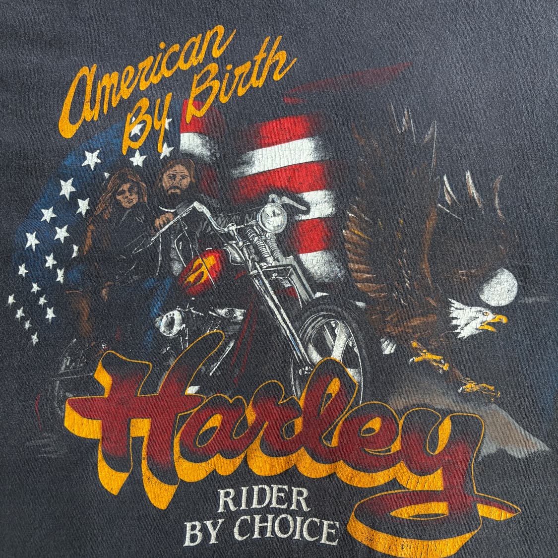 80s 빈티지 할리데이비슨 바이크 티셔츠 상품이미지5