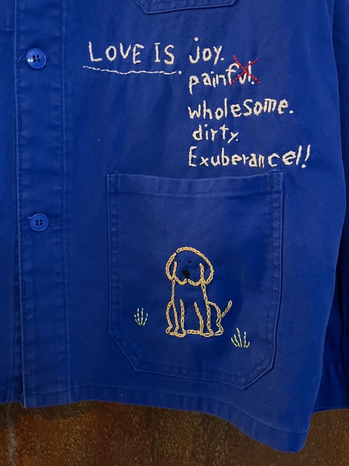 Frenchworkjacket 프렌치 자수 커스텀 자켓  상품이미지2