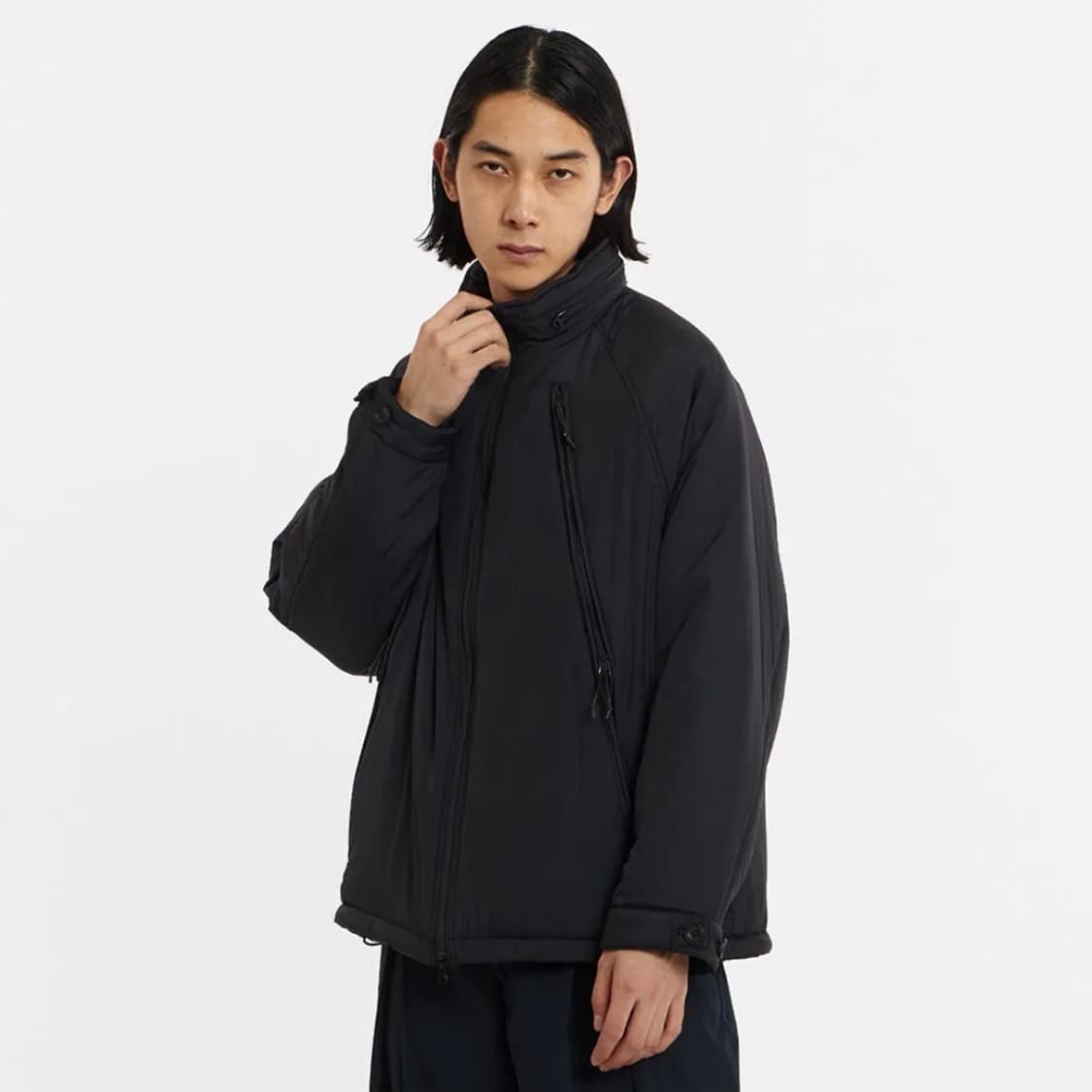 언어펙티드 패디드 오블리크 집업 점퍼 상품이미지3