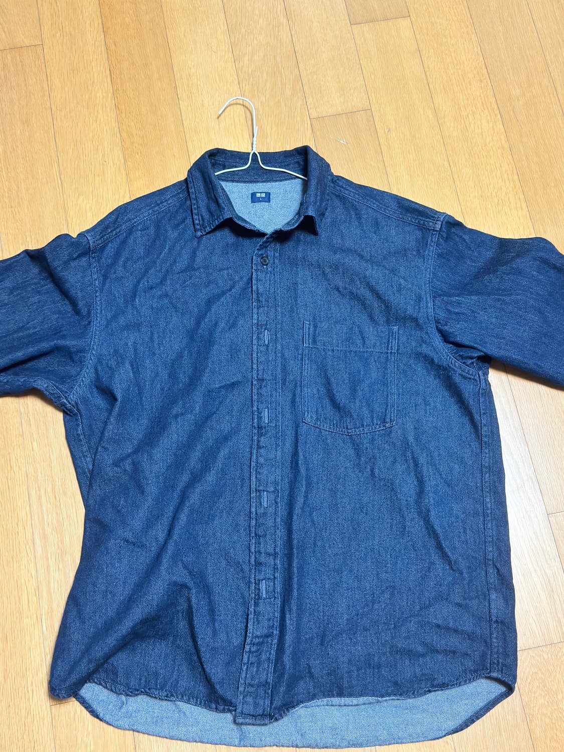 유니클로 데님 셔츠 L 상품이미지1