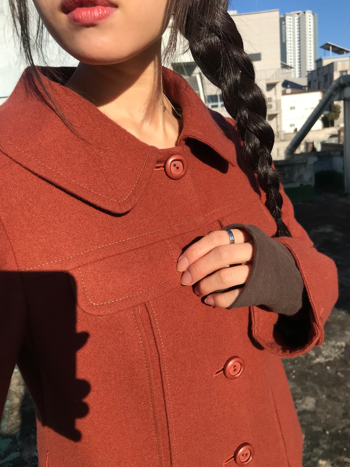 Jocomomola 메이플 브라운 숏 자켓 상품이미지4