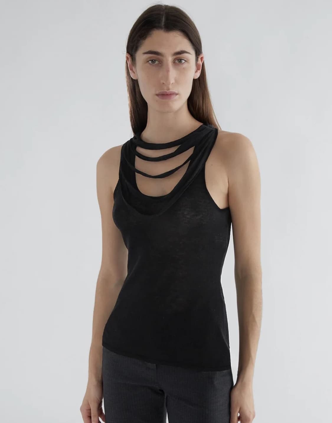 팔로마울 OLIVETI 슬리브리스 탑 상품이미지1