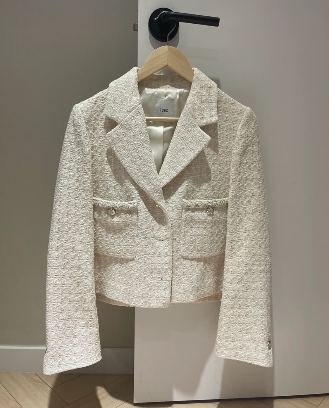 쥬크 크롭 트위드자켓 ZOOC 상품이미지1