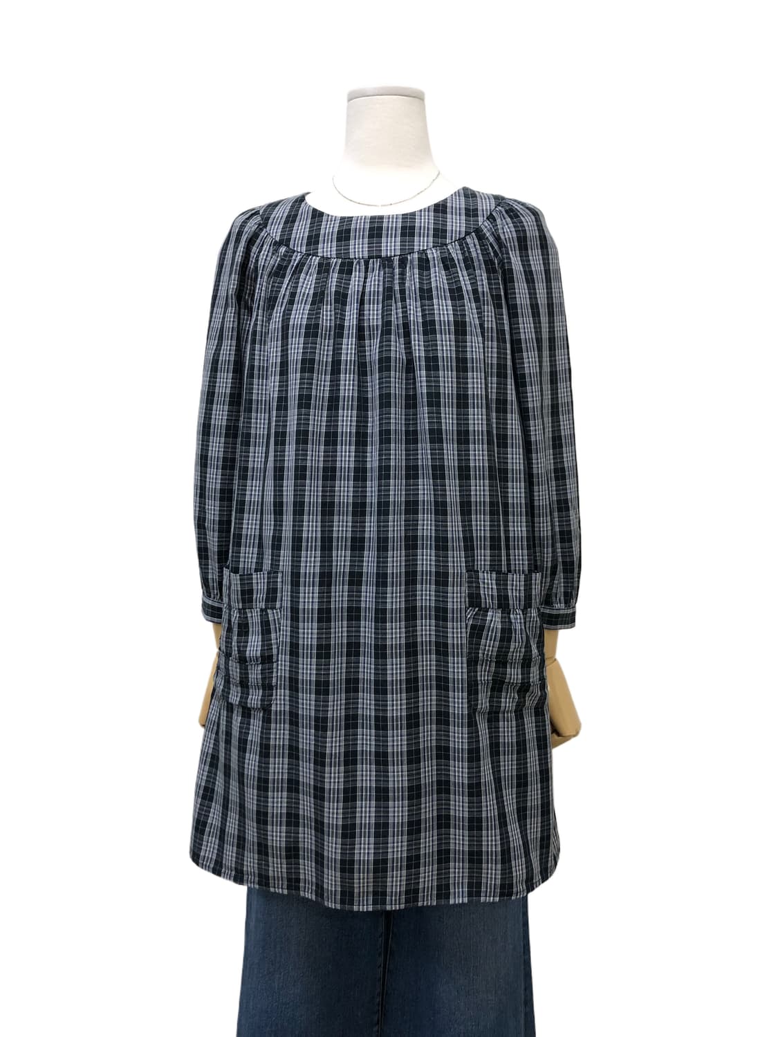 A.P.C. 아페쎄 체크 원피스 상품이미지5
