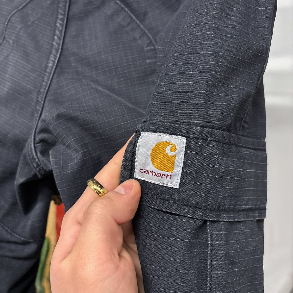 칼하트WIP 에비에이션 코튼 립스탑 카고팬츠 비조 N760 상품이미지6