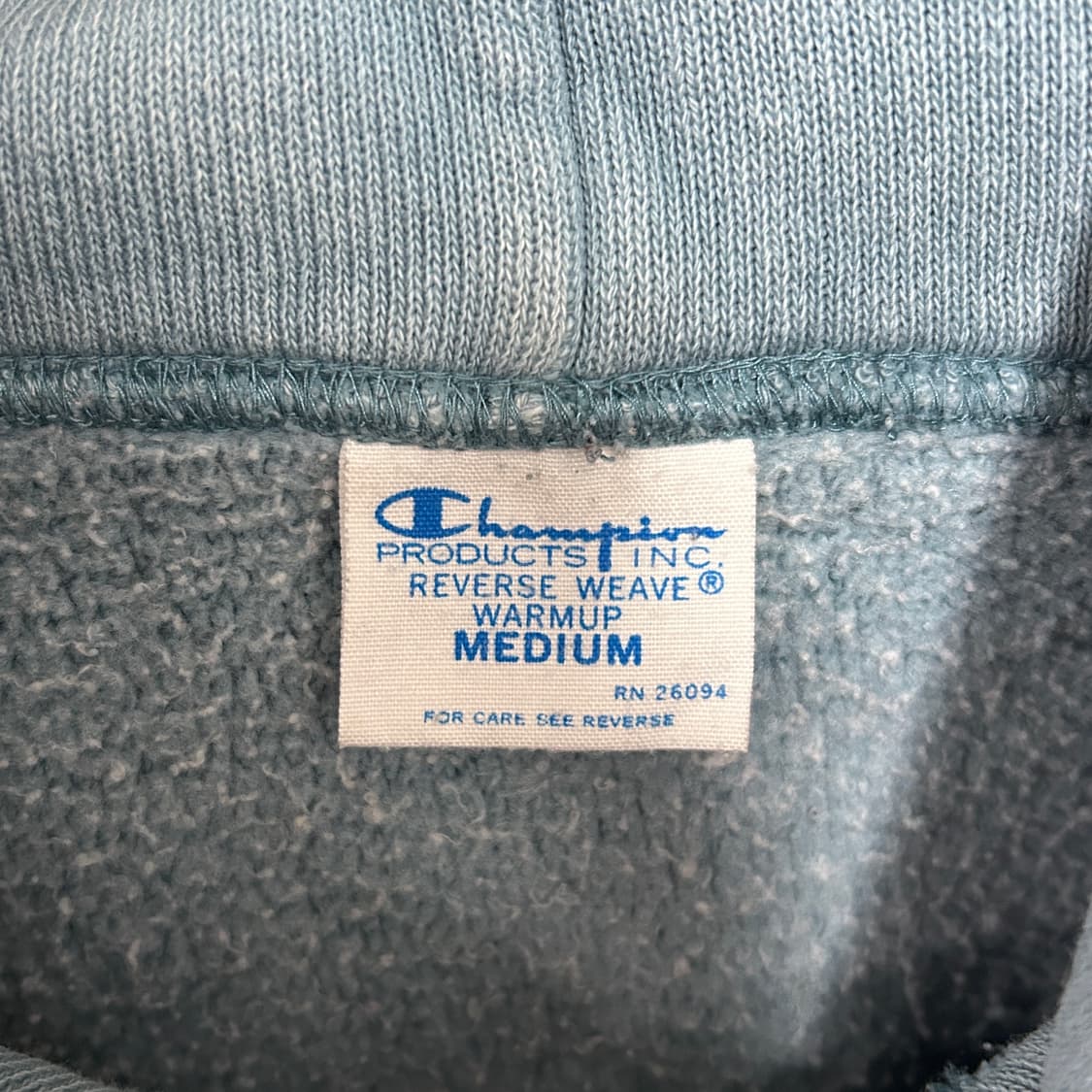 빈티지 챔피온 리버스위브 센터로고 후드티 상품이미지5