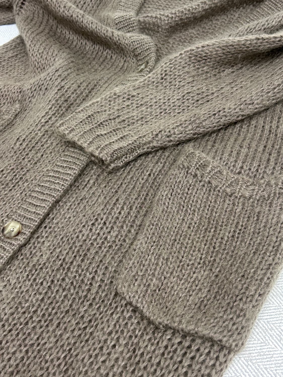 아크네 Acne 모헤어 롱가디건 XS 코코아색 상품이미지9