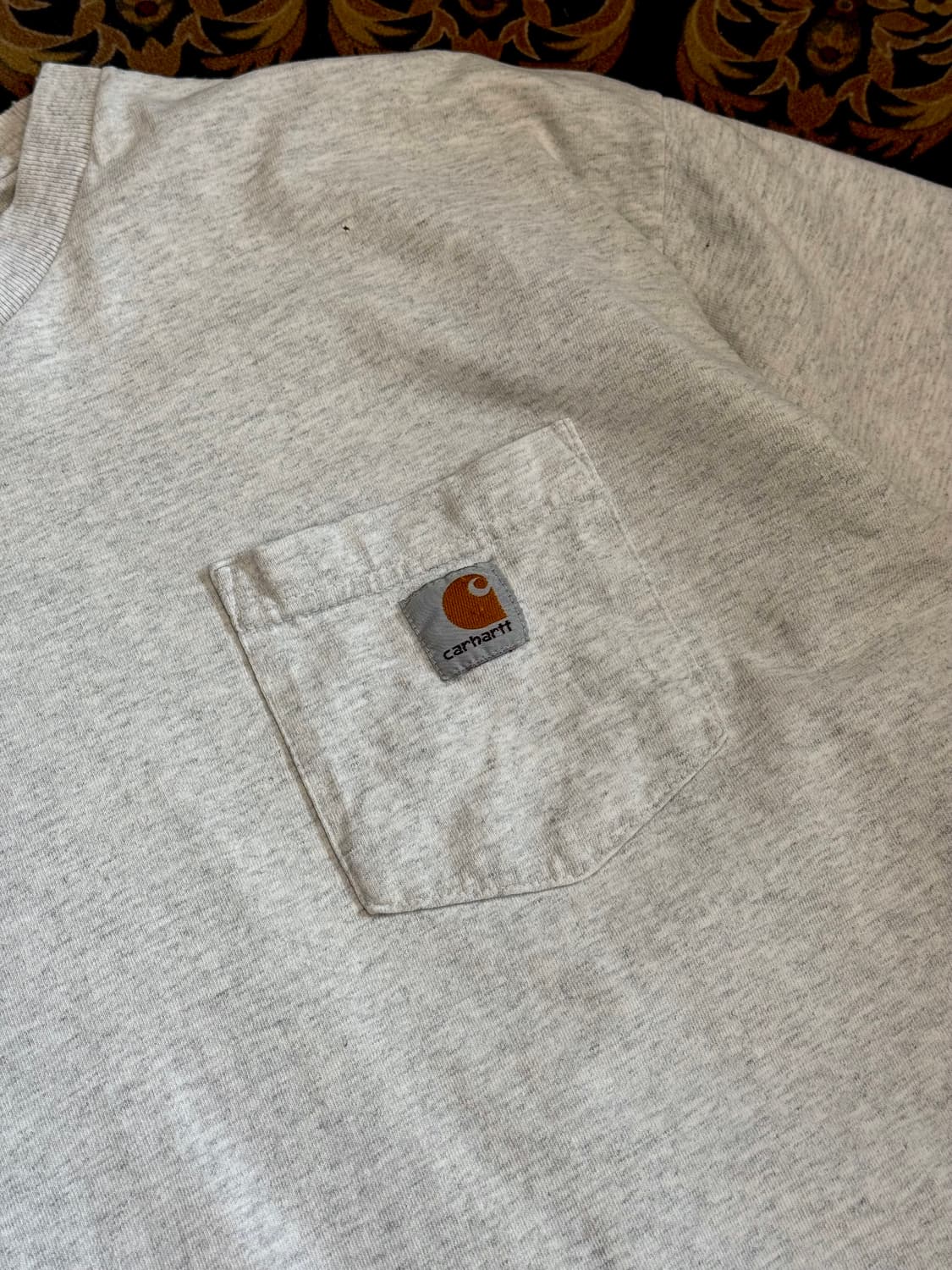 90-00s 빈티지 칼하트 직조라벨 포켓티셔츠 상품이미지4