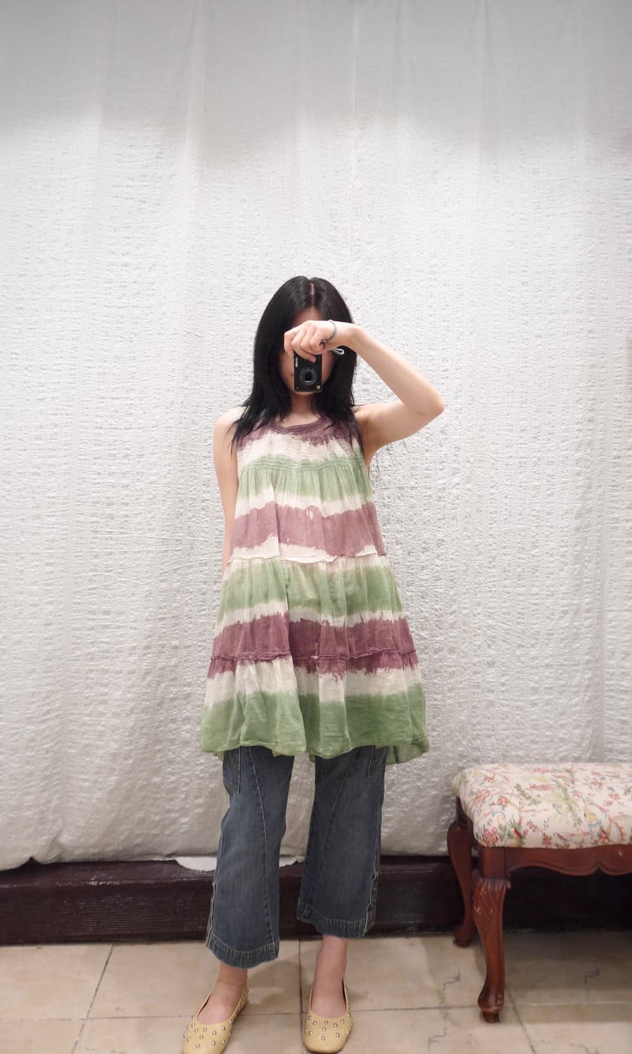 color wave long sleeveless 상품이미지2