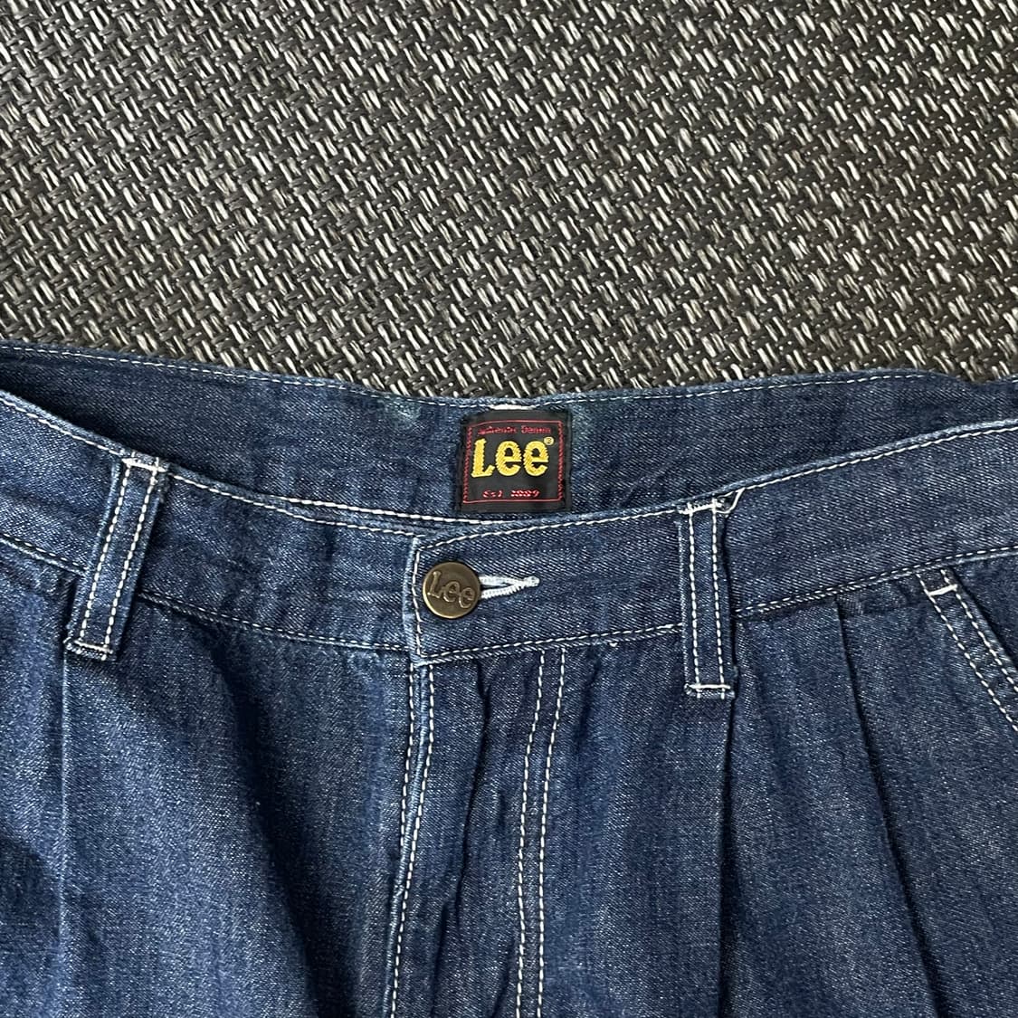 (30) lee 진청 데님 하프팬츠 상품이미지4