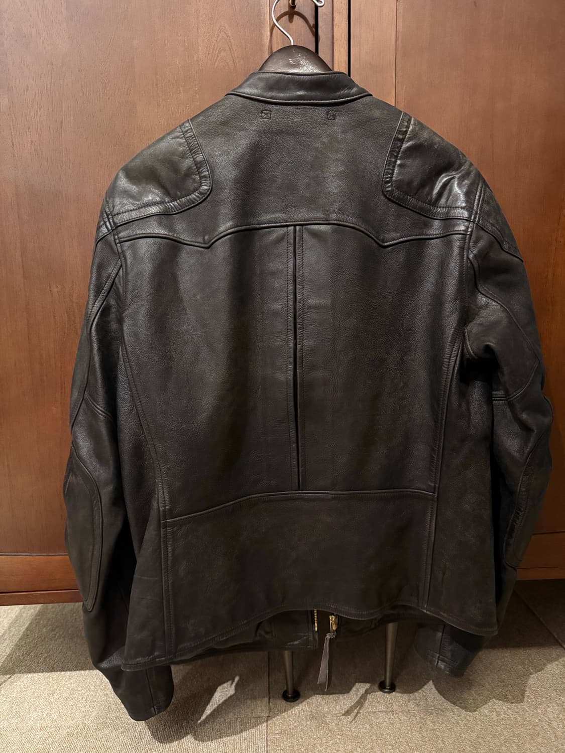 RRL 더블알엘 슬림 레더 모토 자켓 상품이미지4