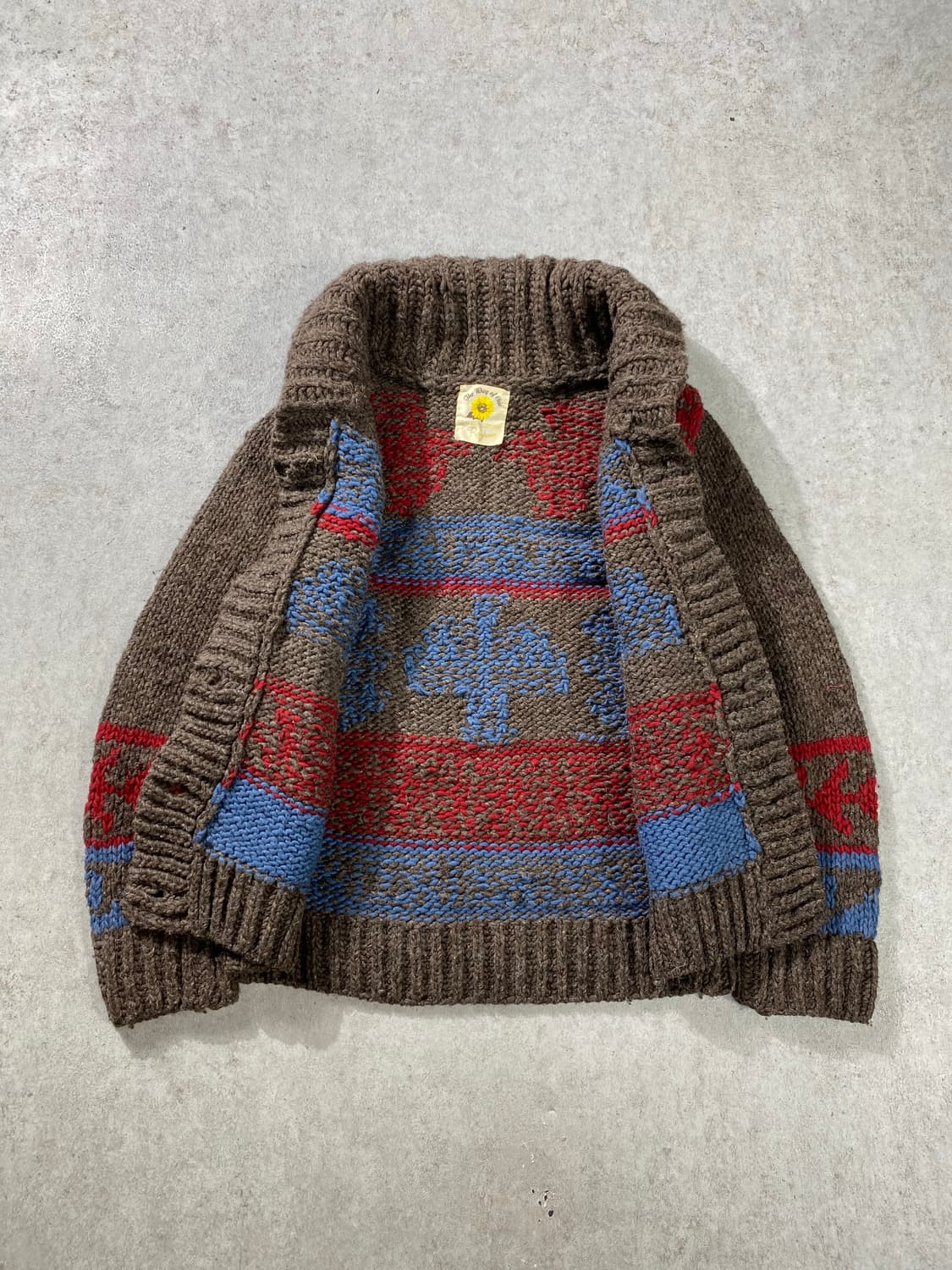 [M] Ray beams 레이빔즈 페루 메이드 코위찬 가디건 상품이미지4