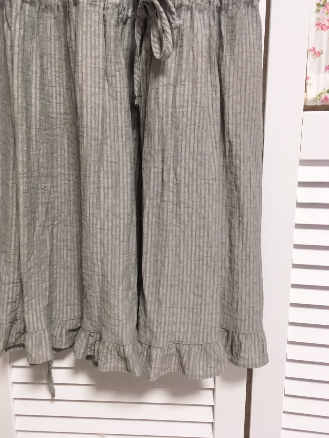 빈티지 소라그레이 리본 스커트 상품이미지2