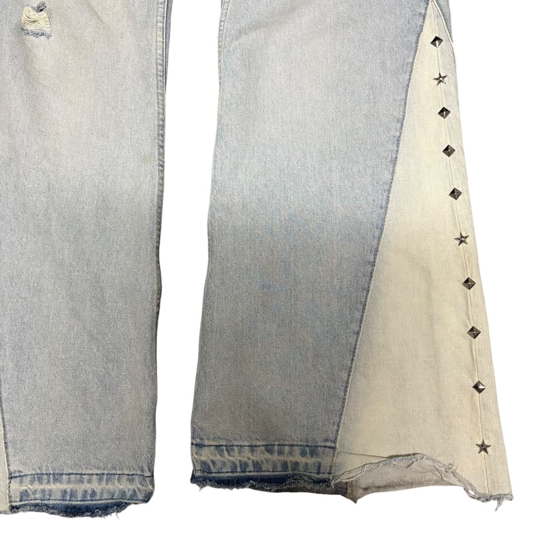 자라 스터드커스텀 웨스턴 플레어진 32 부츠컷 벨바텀 상품이미지3